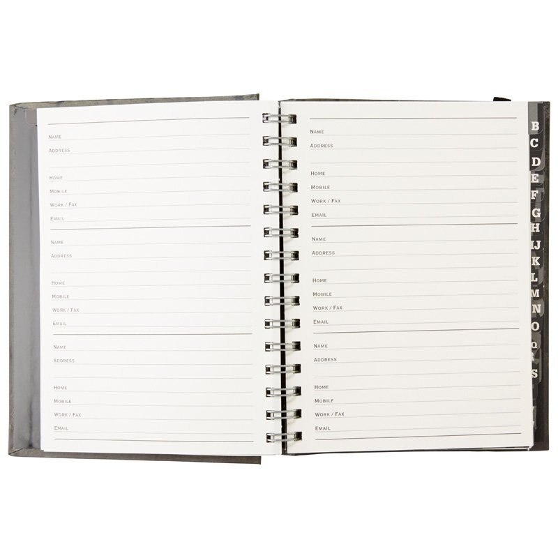 Making Connection, Large Address Book Indigo