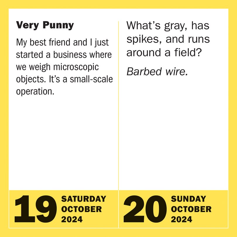 290 Bad Jokes & 75 Punderful Puns for the Whole Family PageaDay