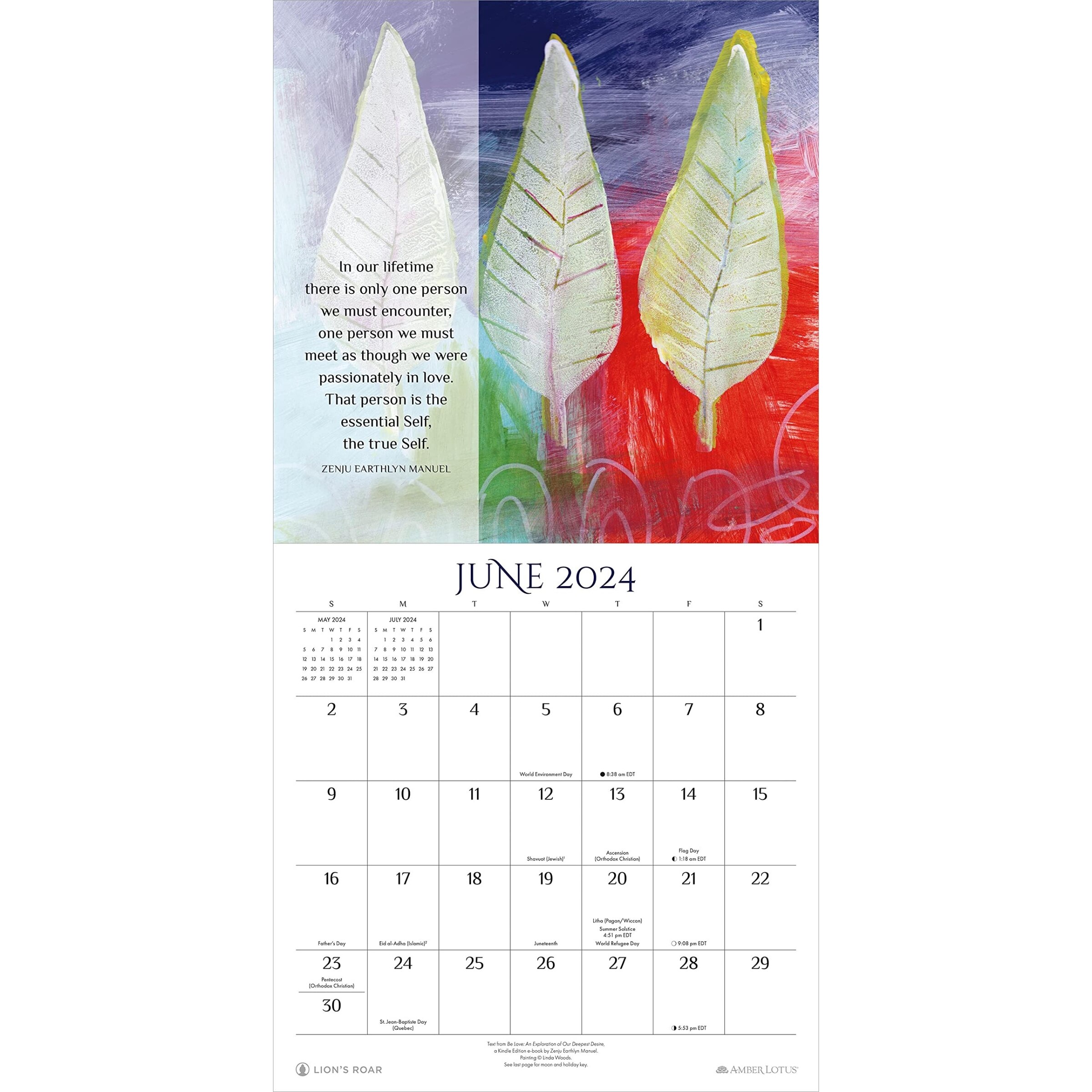 2024 The Zen Way Wall Calendar Buddhist Inspiration Wisdom From Lion   4 