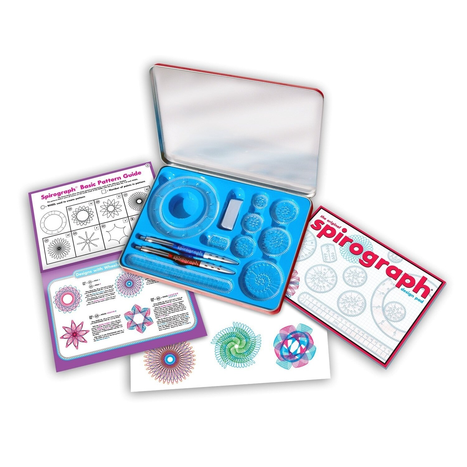 spirograph design tin set