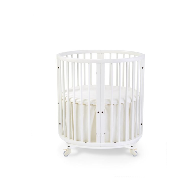 mini crib bed skirt