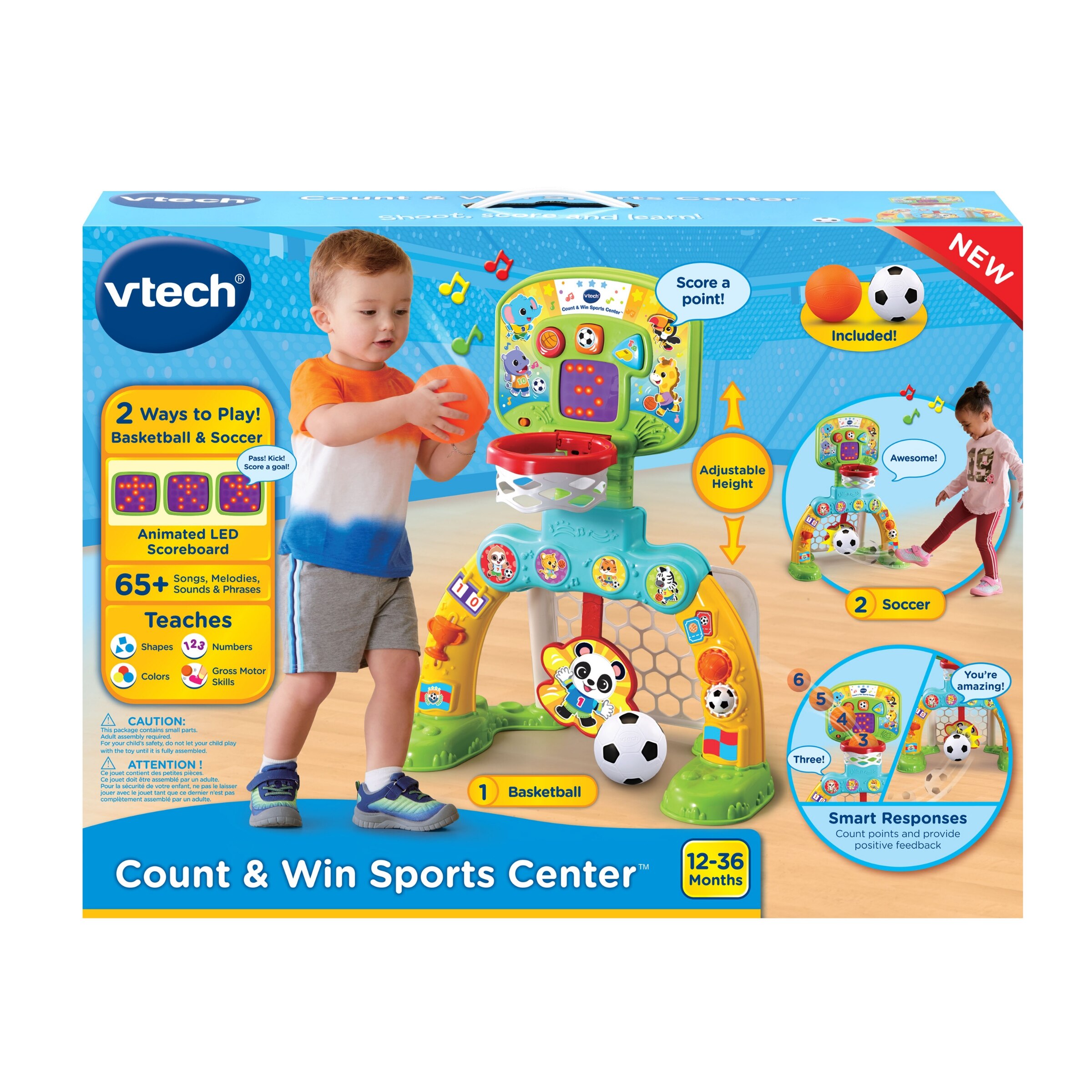 count and win sports center vtech