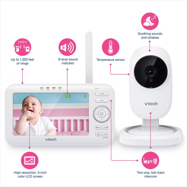 Vtech Vm5251 Moniteur De Bebe Video Numerique Couleur De 5 Po Avec Vision Nocturne Automatique De Vtech Articles Cadeau Www Chapters Indigo Ca Vtech Vm5251 Moniteur De Bebe Video Numerique Couleur De 5 Po Avec Vision Nocturne Automatique De Vtech Articles Cadeau Www Chapters Indigo Ca