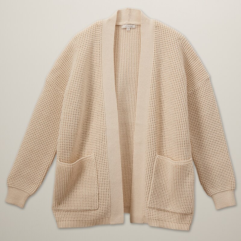knit cardigan cream