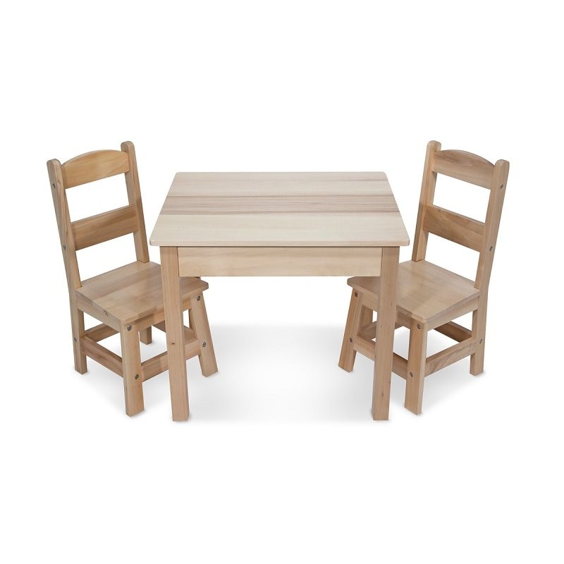 melissa and doug table and chair set